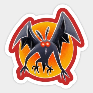 MOTHMAN!! Sticker